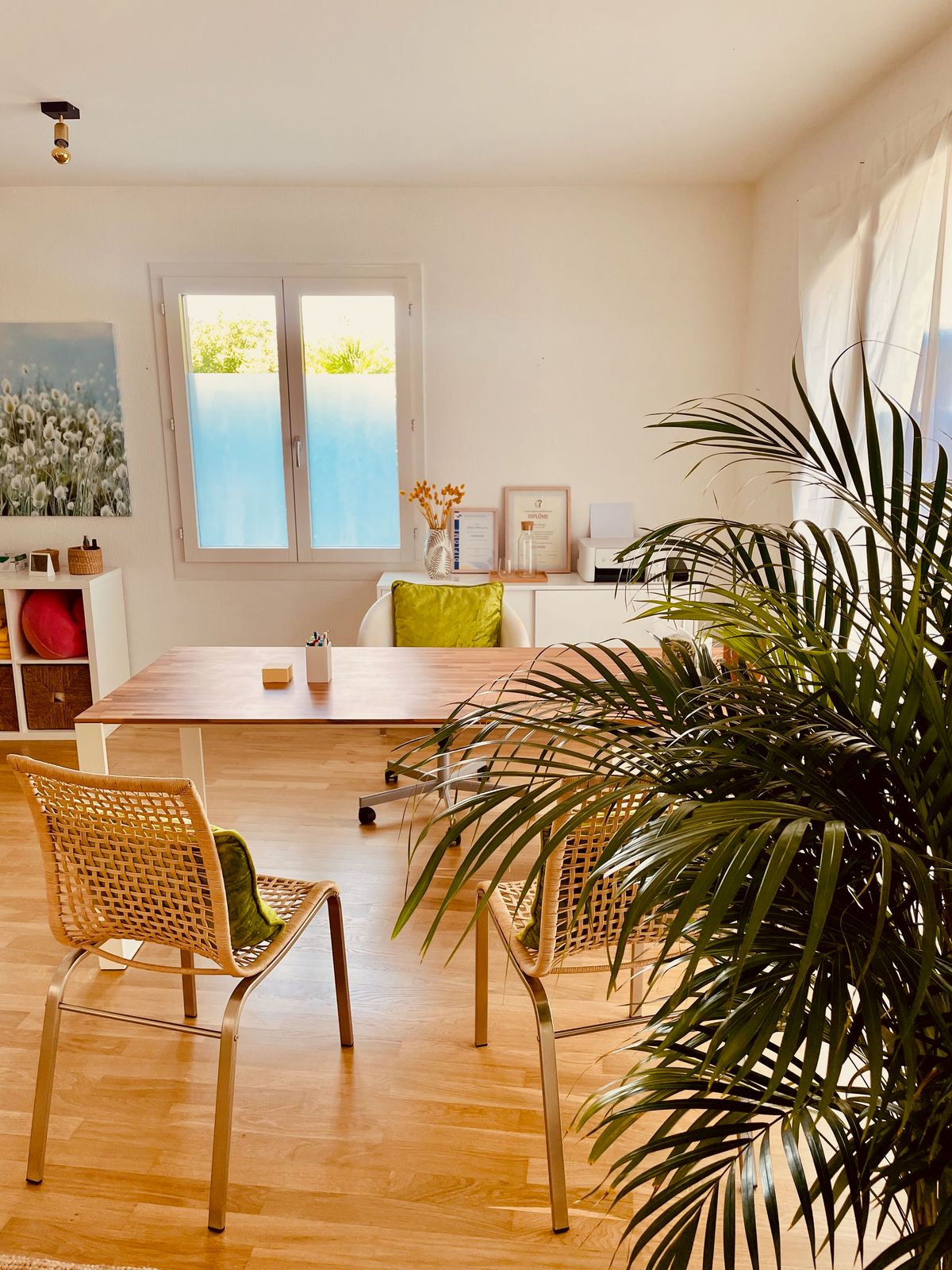 Espace consultation du cabinet d'ostéopathie à Saint-Sulpice